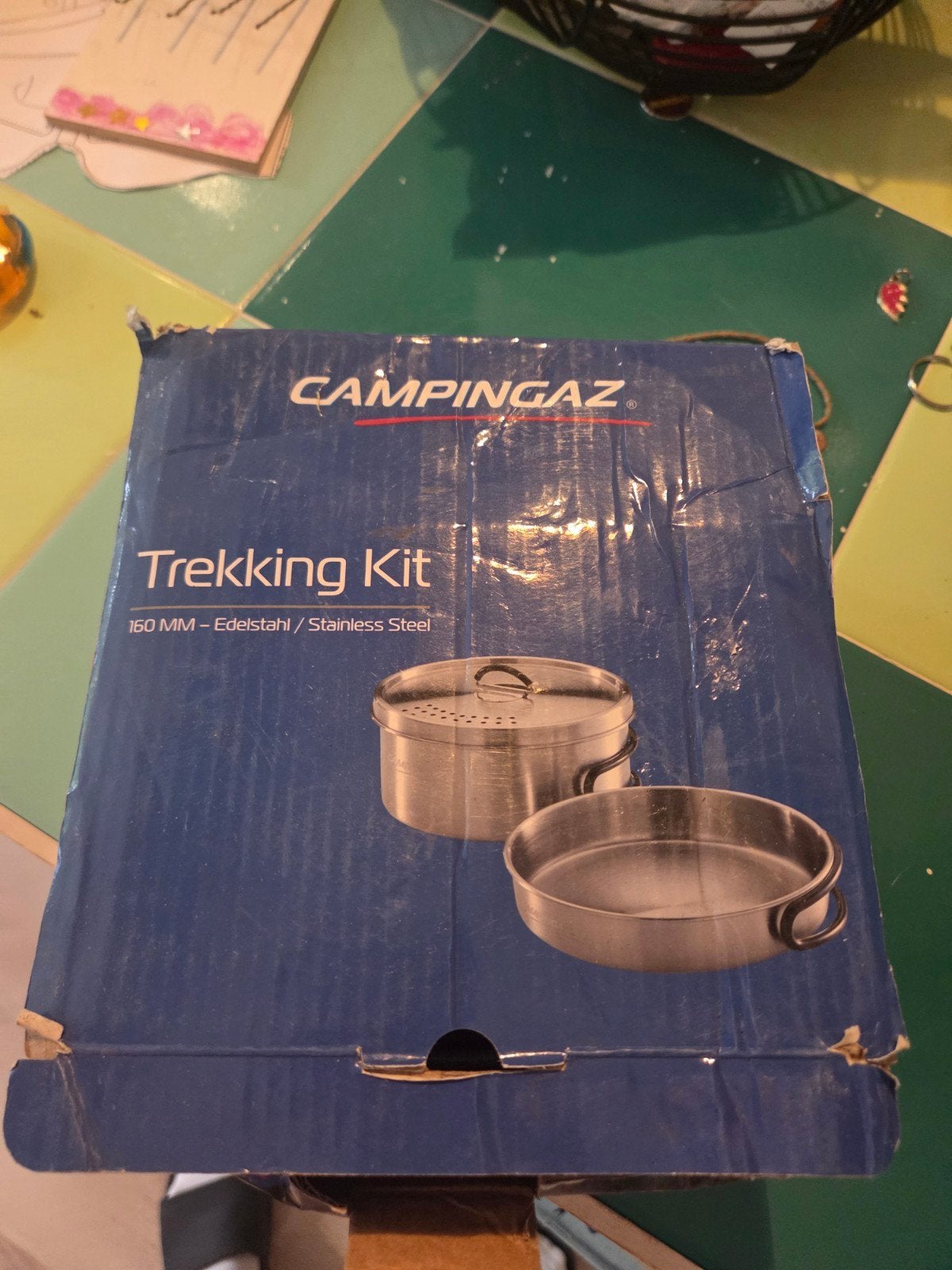 Campingaz Trekking Kit - Roestvrijstalen kookset, Ophalen of Verzenden, Nieuw