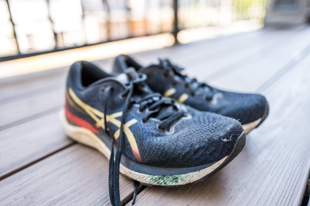 Asics Gel Cumulus maat 42 | Hardloopschoenen | Gebruikt, Sport en Fitness, Loopsport en Atletiek, Gebruikt, Hardloopschoenen, Ophalen of Verzenden