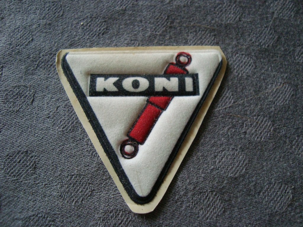 Koni stoffen dikkere sticker, Verzamelen, Ophalen of Verzenden, Nieuw, Auto's