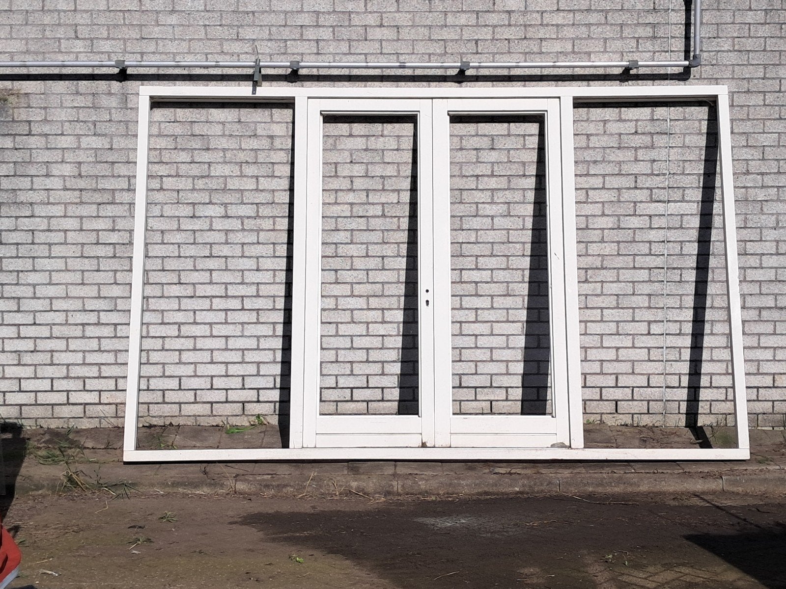 hardhouten openslaande tuindeuren, Ophalen, Deurkozijn, 225 cm of meer, Nieuw