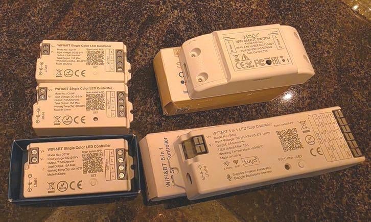 Diverse LED Controllers en Smart Switch Modules, Ophalen of Verzenden, Nieuw, Modern, Smart Home