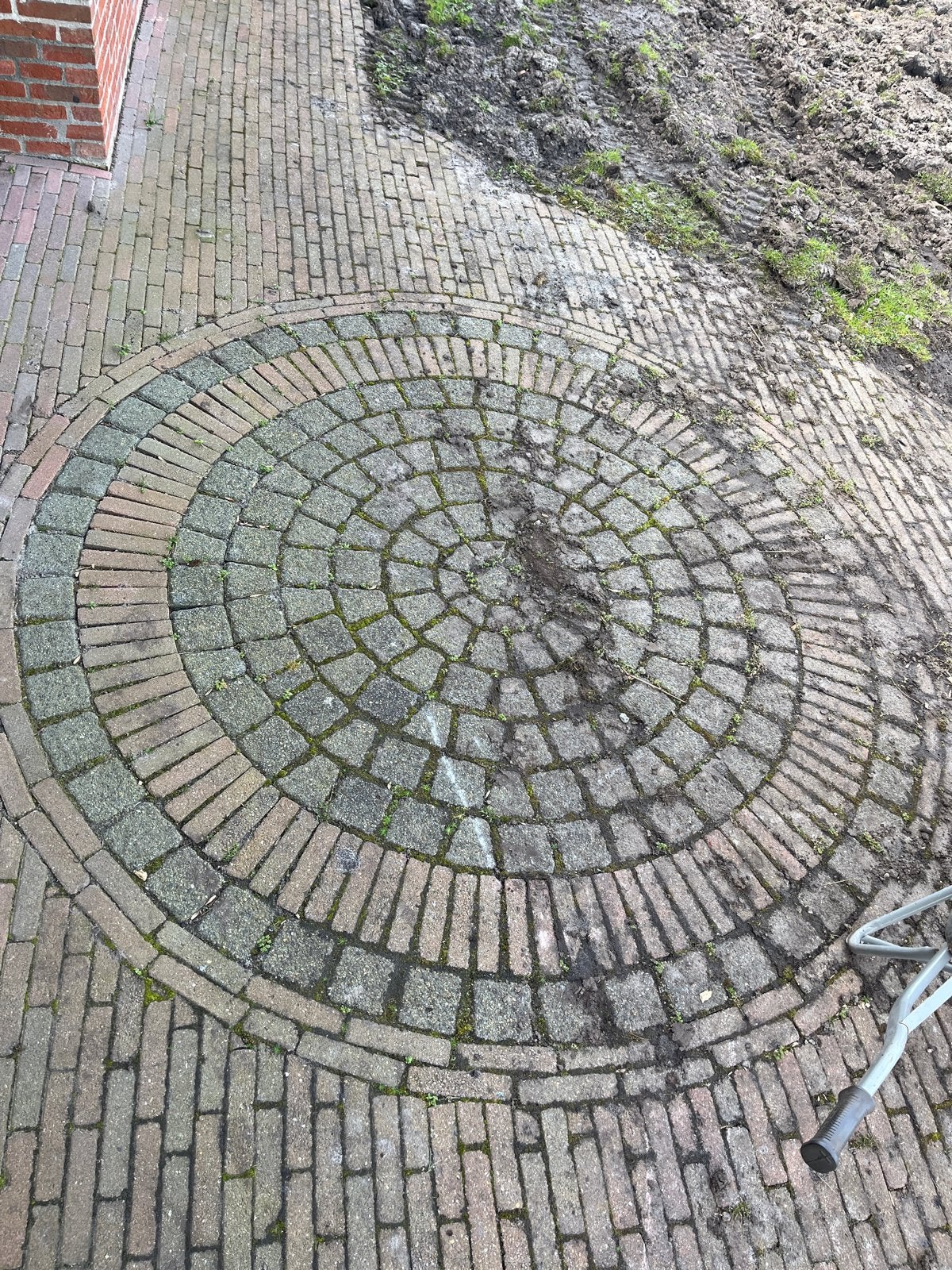 Gebruikte straatstenen/klinkers voor tuin of oprit, Doe-het-zelf en Verbouw, Tegels, Ophalen, Gebruikt, Keramiek, Minder dan 20 cm
