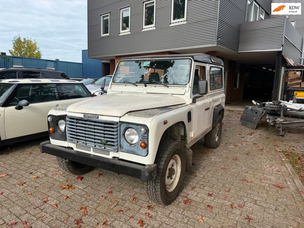 Land Rover Defender 2.5 Td5 90" Hard Top, Auto's, 1780 kg, Gebruikt, Zwart, Vierwielaandrijving