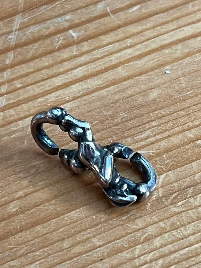 Trollbeads slotje  past op de schakelband uit de andere adv, Sieraden, Tassen en Uiterlijk, Bedels, Ophalen of Verzenden, Zo goed als nieuw
