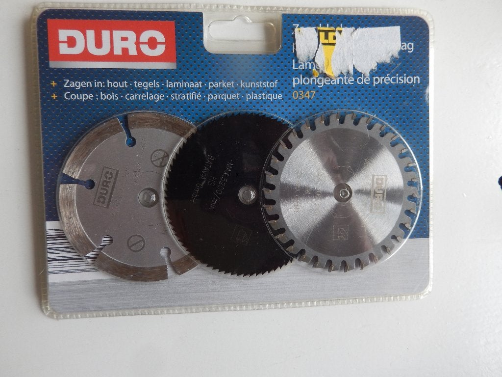 Zaagbladen Nieuw, Cirkelzaag, 70 mm of meer, Nieuw, 1200 watt of meer