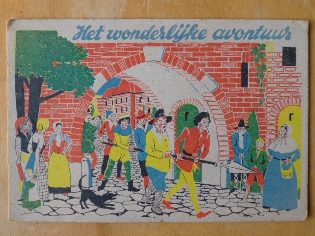 Platenboek. Het wonderlijke avontuur. 1943. Brienen, Boeken, Ophalen of Verzenden, Gelezen