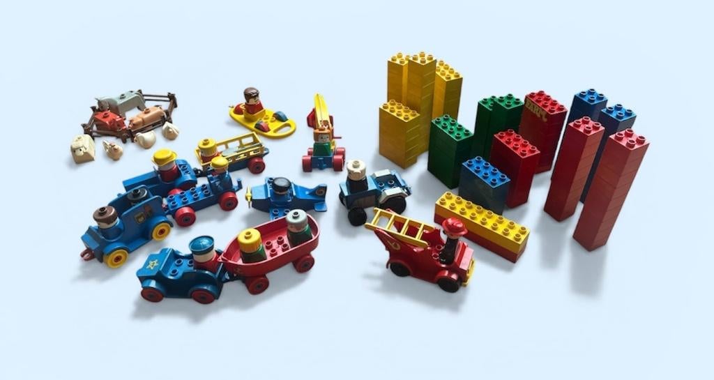 duplu blokjes, Ophalen, Gebruikt, Losse stenen, Duplo