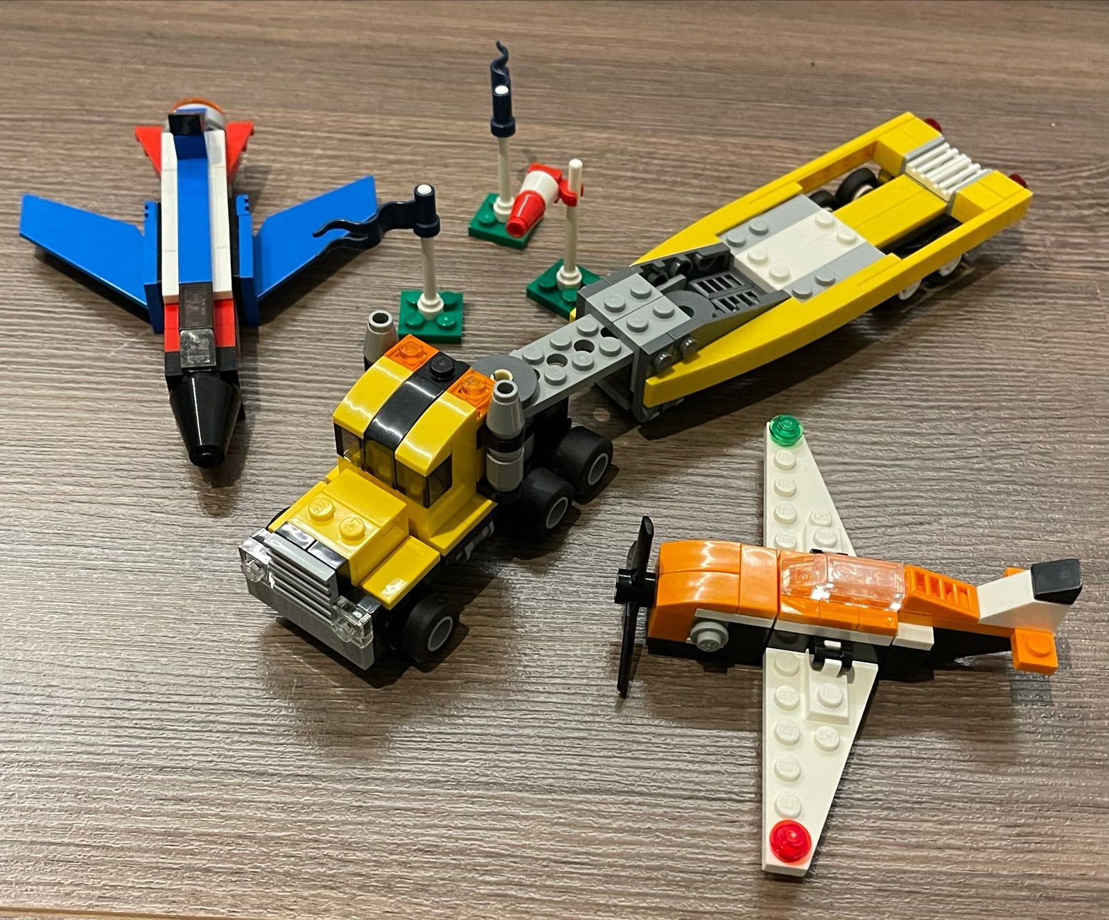 LEGO Creator 31060 Luchtshow Ace 3-in-1 set, Lego, Ophalen of Verzenden, Zo goed als nieuw, Compleet