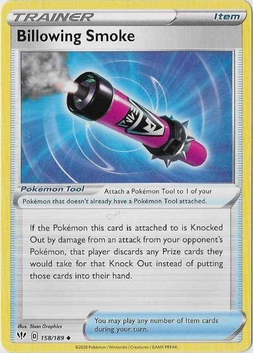 Darkness Ablaze,  Billowing Smoke [uncommon] 158/189, Verzenden, Nieuw, Losse kaart