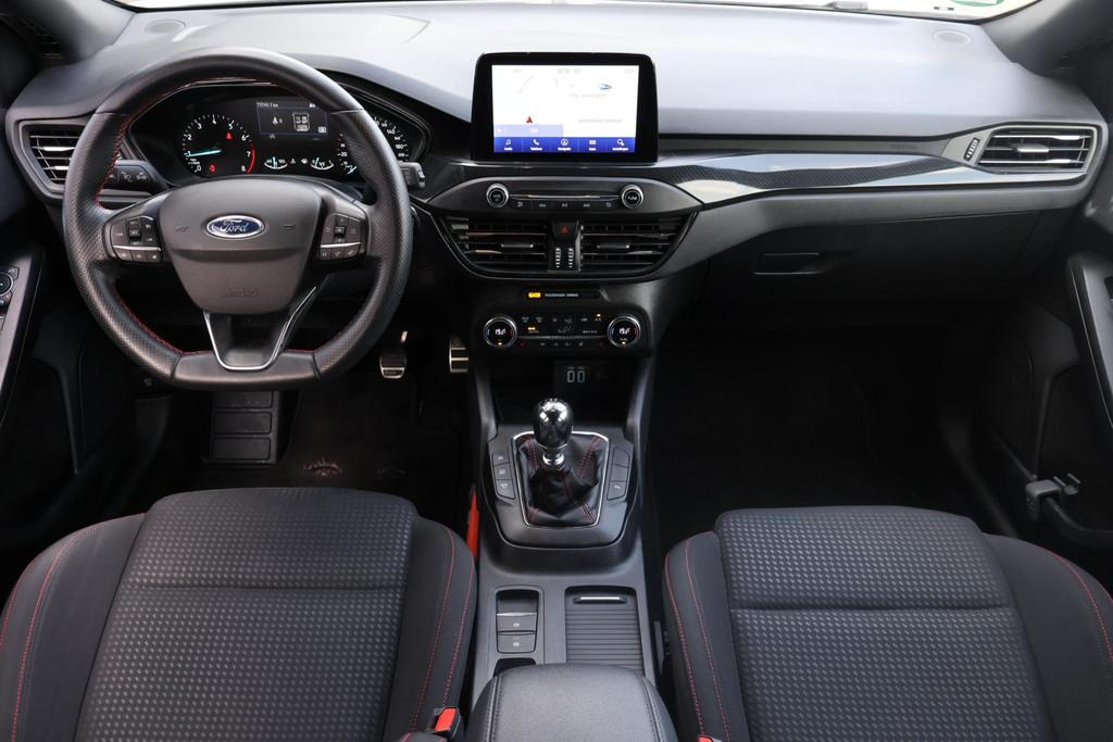 Ford Focus Wagon 1.0 ST Line Business 1e Eigenaar | Volledig, Auto's, Ford, Gebruikt, Wit, Origineel Nederlands, Grijs