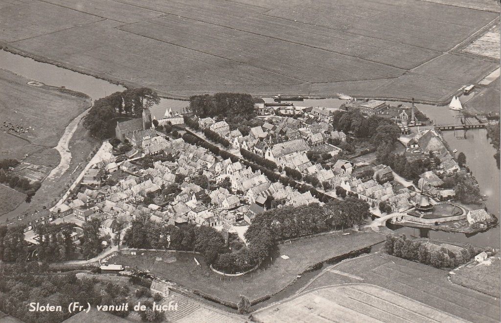 Sloten, Ophalen of Verzenden, 1940 tot 1960, Ongelopen, Friesland