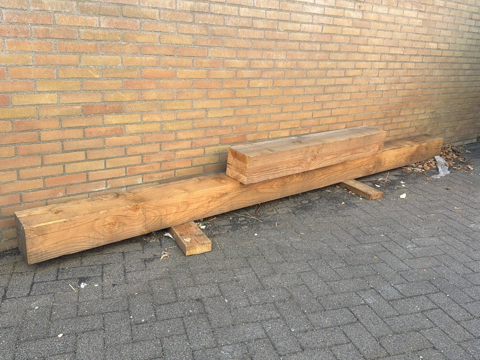 Douglas balken 20x20 cm - Diverse lengtes, Ophalen, Gebruikt, Balk, Overige houtsoorten
