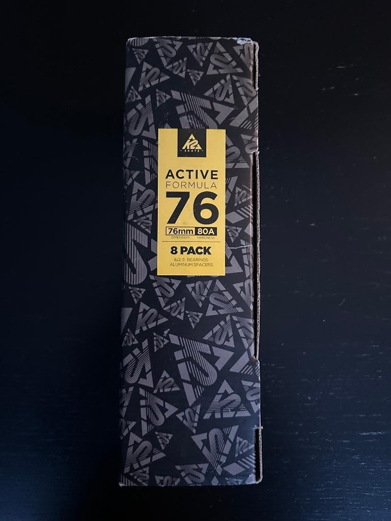 K2 Active Formula Skate Pack of 8 Rolls 76 mm, Ophalen of Verzenden, Nieuw, Inline skates 4 wielen, K2