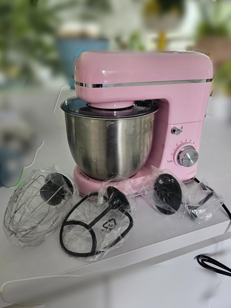 Roze Silvercrest standmixer SKM 600 B2, Witgoed en Apparatuur, Keukenmixers, Ophalen of Verzenden, Zo goed als nieuw, 3 snelheden of meer