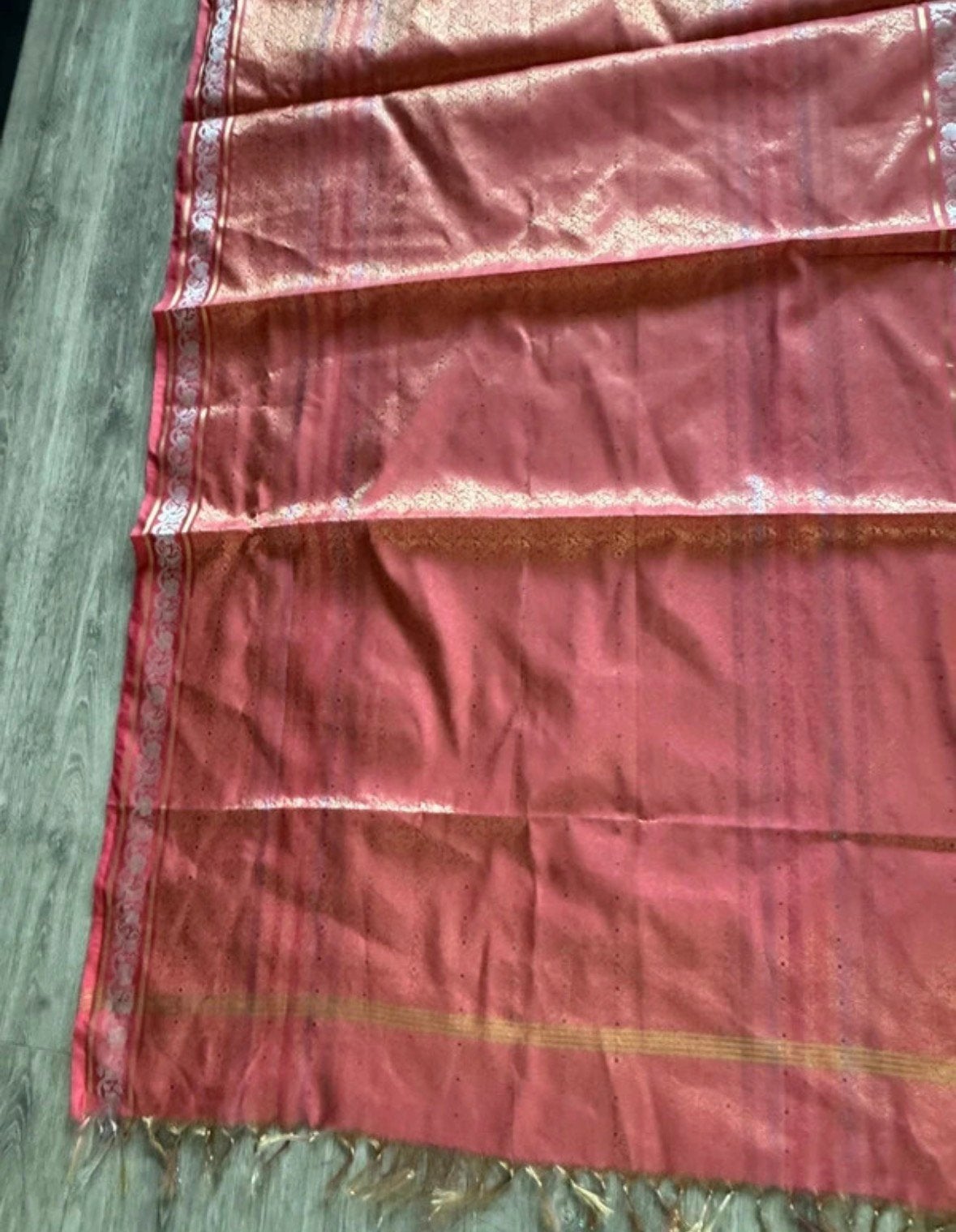 2 Indiase stola’s/omslagdoeken tuquoise en roze, Ophalen of Verzenden, Zo goed als nieuw