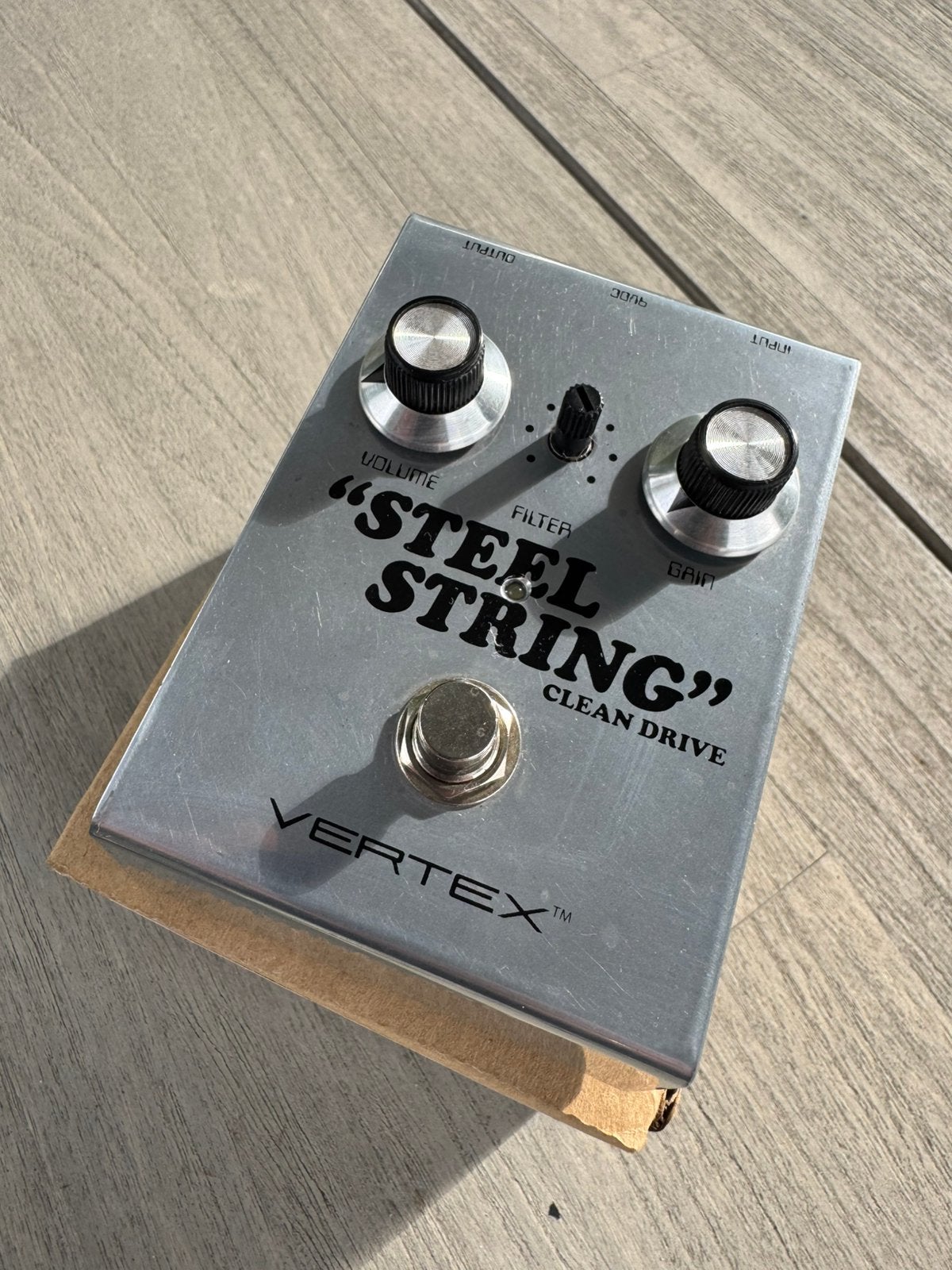 Vertex Steel String clean drive, Ophalen of Verzenden, Zo goed als nieuw, Distortion, Overdrive of Fuzz