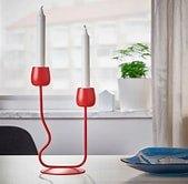 Silverpäron IKEA Silverparon kandelaar, 25 tot 50 cm, Ophalen of Verzenden, Zo goed als nieuw, Metaal