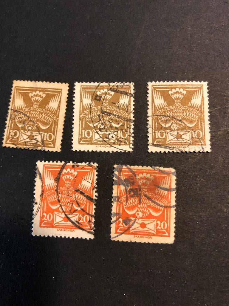 Tsjechoslowakije duif gestempeld, Ophalen of Verzenden, Overige landen, Gestempeld