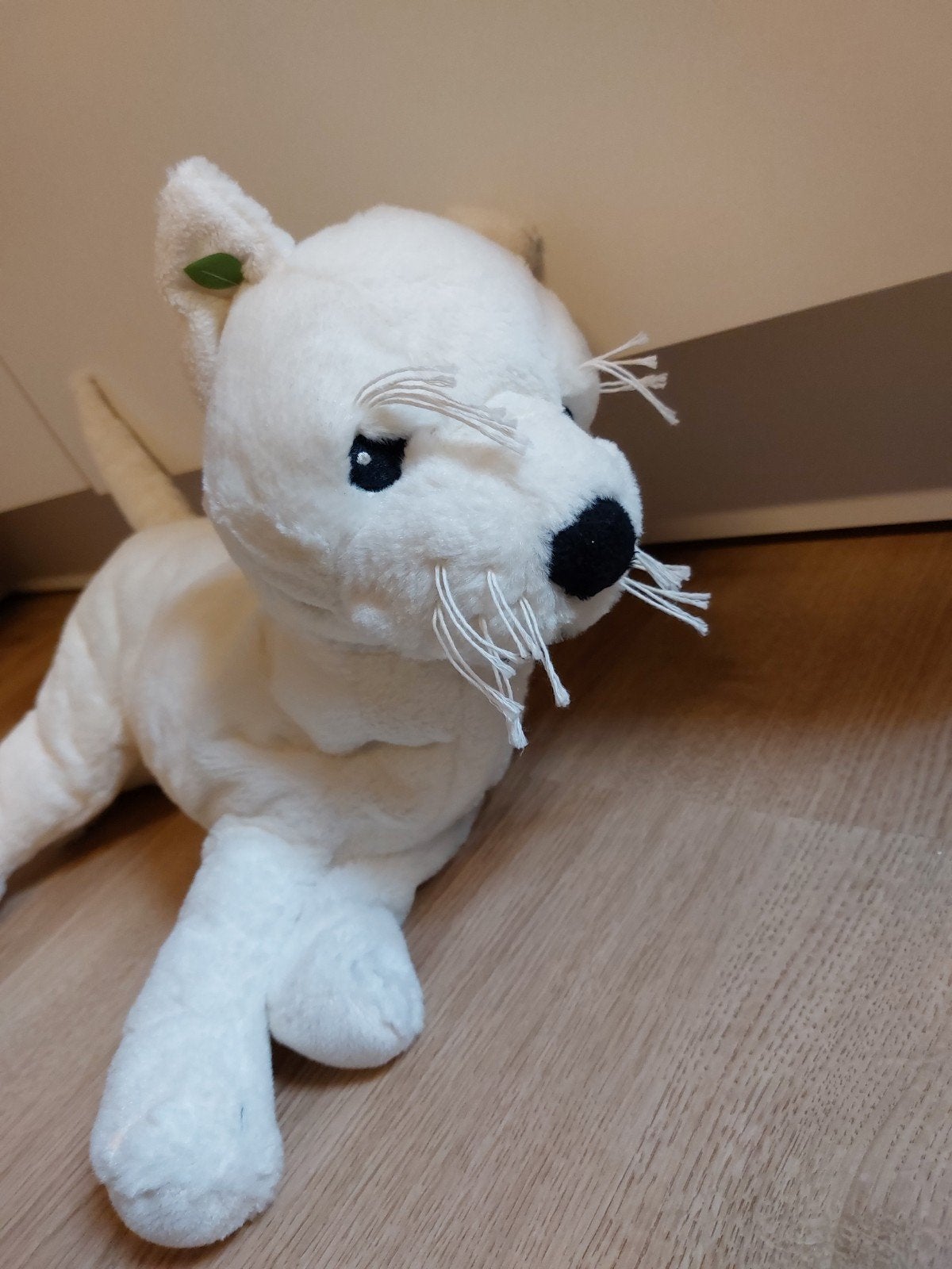 IKEA witte hond knuffel terrier 35 cm, Ophalen of Verzenden, Hond