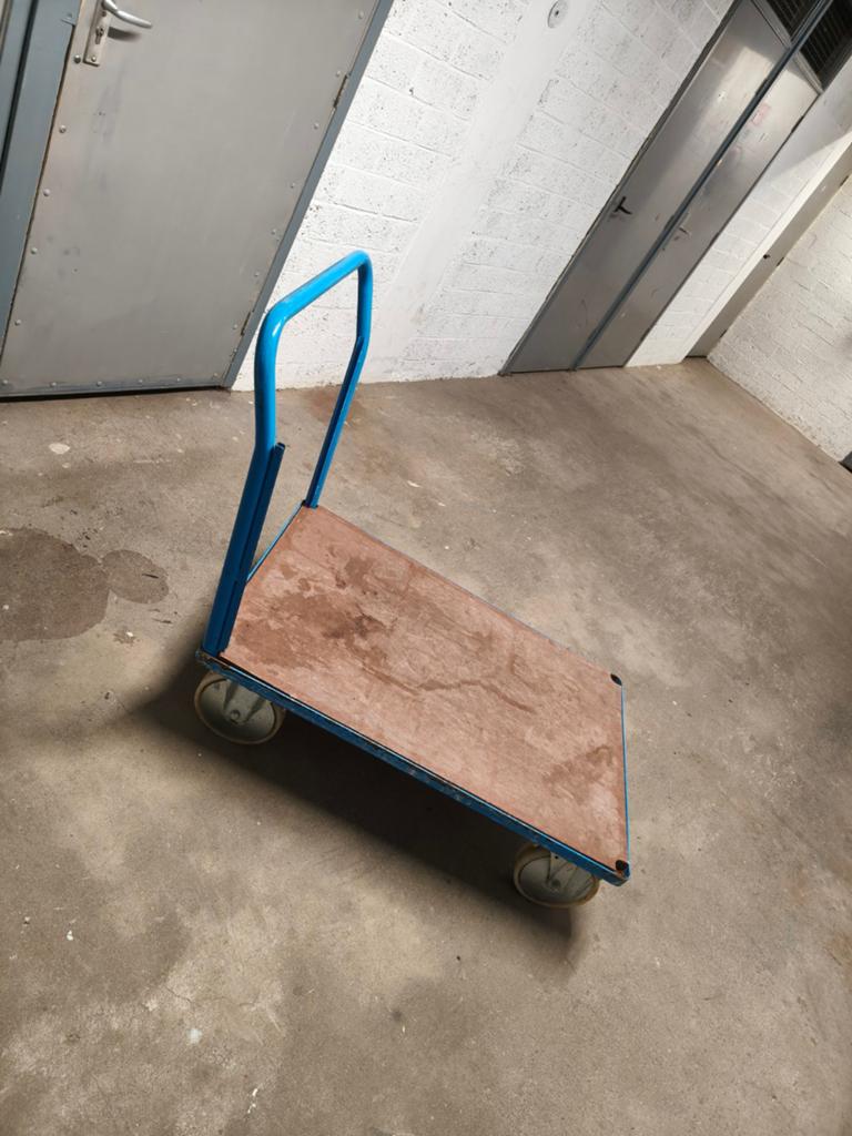 Transportwagen / platformkar 500kg draagvermogen, Ophalen