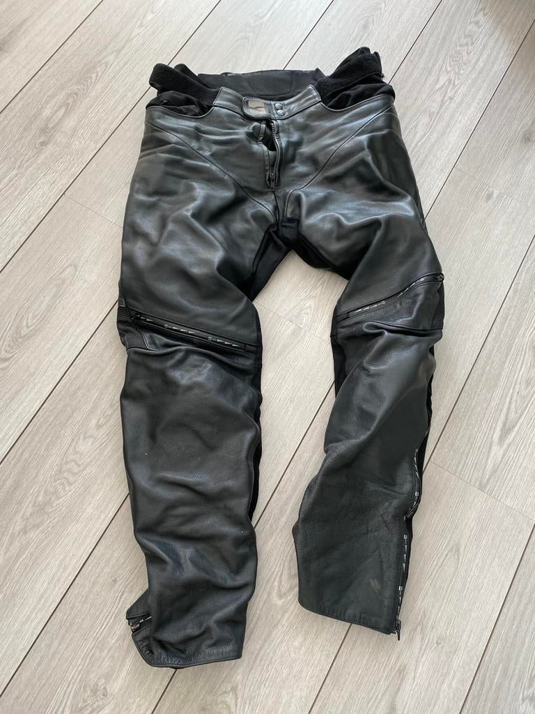 Macna motorbroek 52, leren heren motorbroek, scherpe prijs, Ophalen of Verzenden, Tweedehands, Heren, Broek | leer