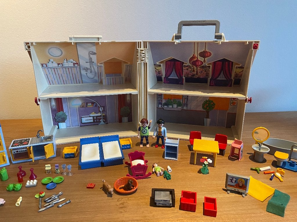 Playmobil Mijn Meeneem poppenhuis Dollhouse 5167 (set 9), Ophalen of Verzenden, Zo goed als nieuw, Complete set