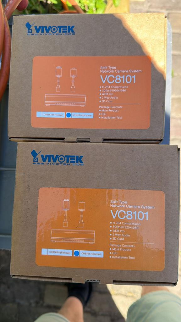 Vivotek pinhole camera’s 2 stuks, Ophalen of Verzenden, Nieuw, Binnencamera