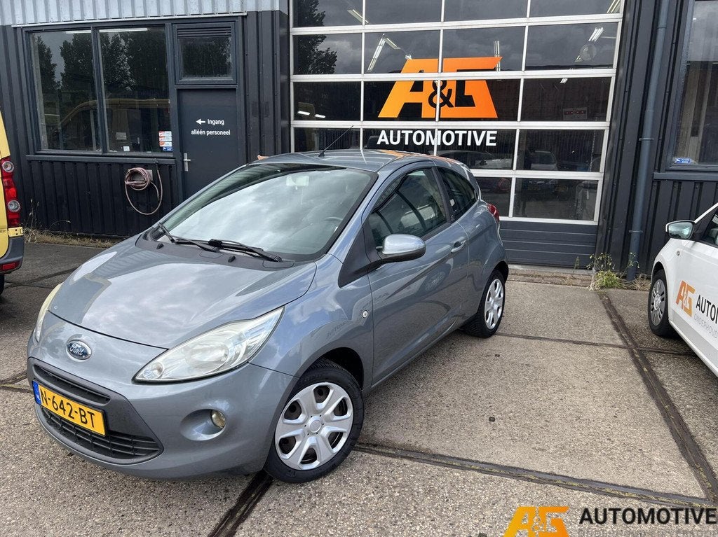 Ford Ka 1.2 2009 Grijs | Airco |, Auto's, Voorwielaandrijving, 1242 cc, 4 cilinders, 4 stoelen