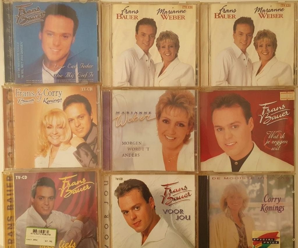 CD's Frans Bauer, Marianne Weber, Corrie Konings, Ophalen of Verzenden, Gebruikt, Levenslied of Smartlap
