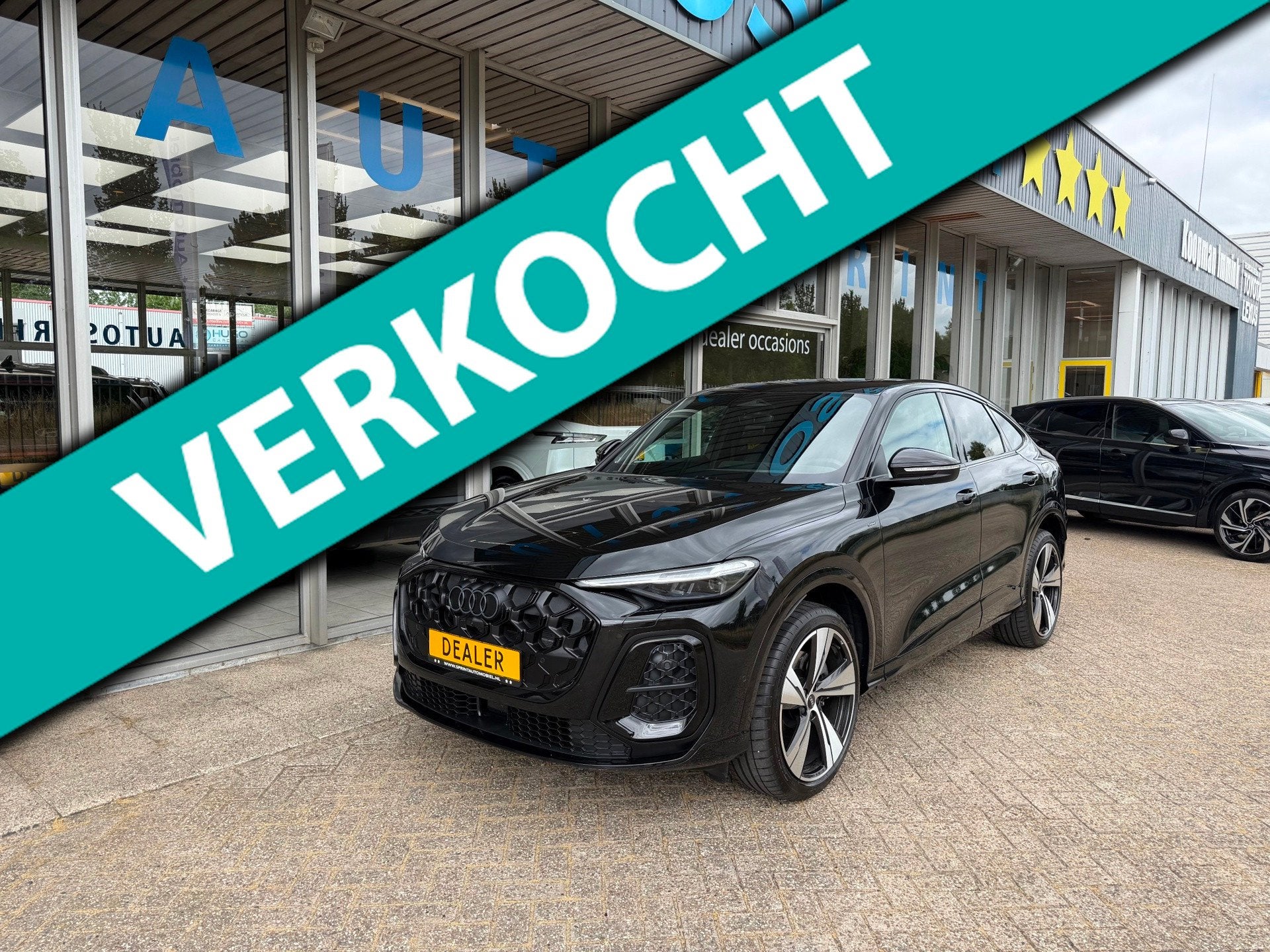 Audi Q5 Sportback 2.0 TFSI e-hybrid quattro S edition PANORA, Auto's, Automaat, Gebruikt, 4 cilinders, Zwart