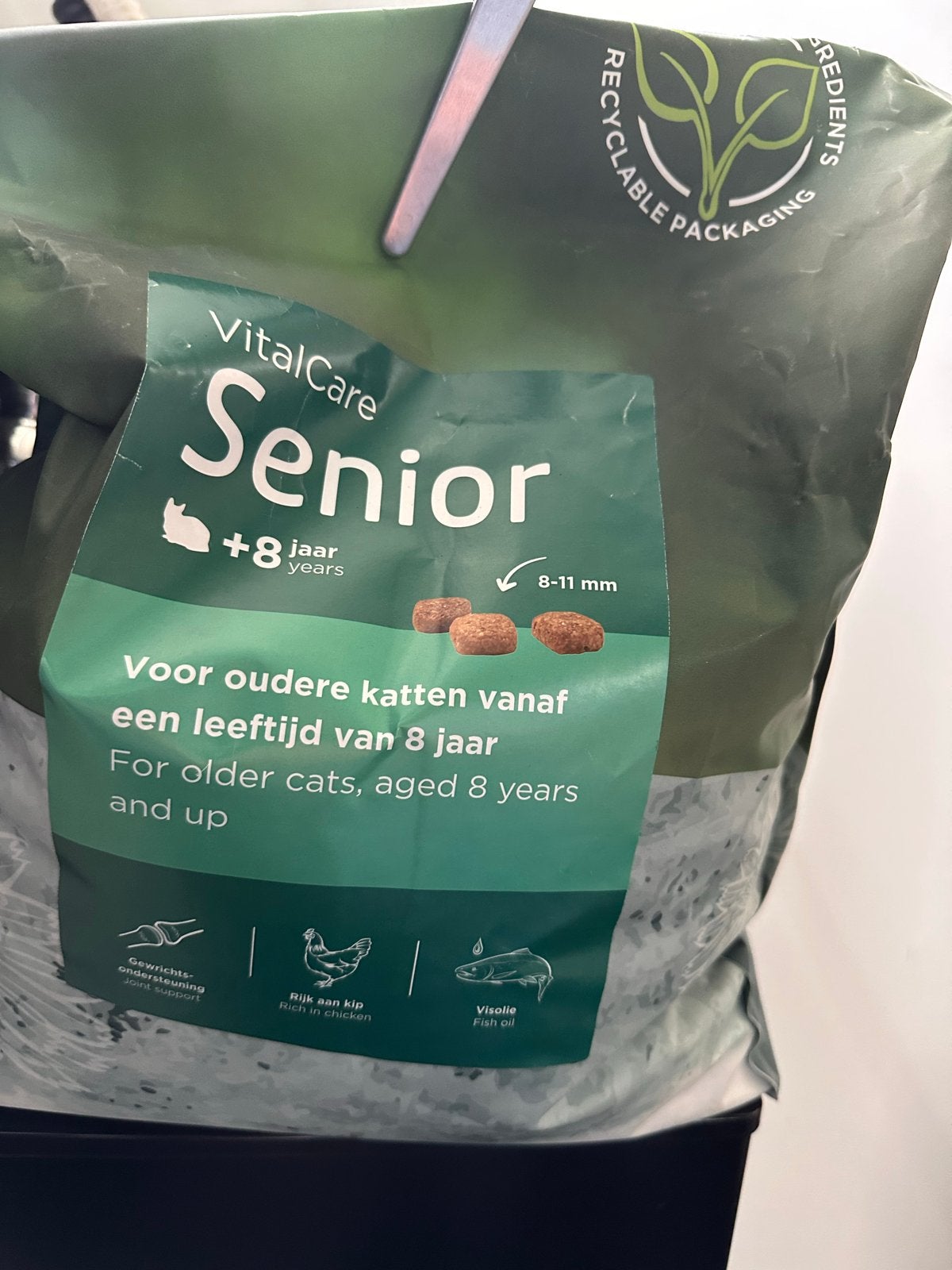 Prins Vital Care Senior - aangebroken zak, Dieren en Toebehoren, Ophalen of Verzenden, Kat