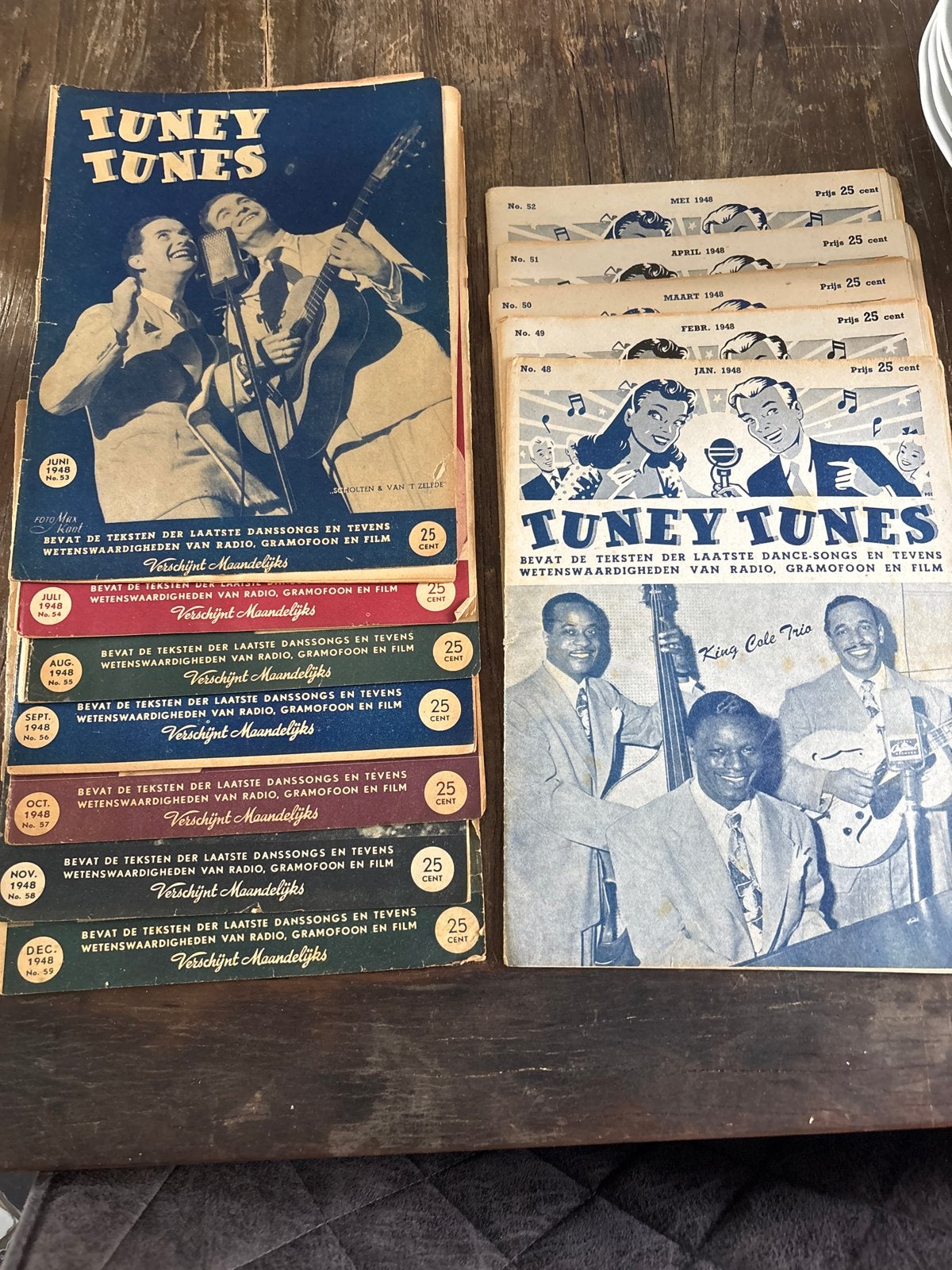 Complete jaargang 1948 Tuney Tunes - Muziekblad, Ophalen of Verzenden, Gelezen, Muziek, Film of Tv