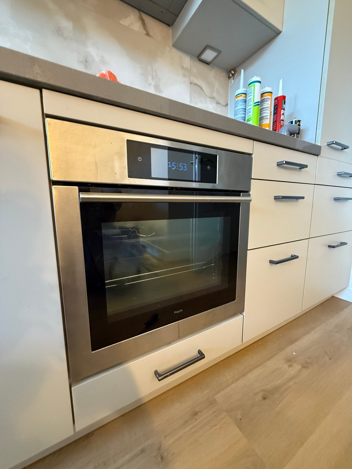 Pelgrim OKW599RVS/P01 Inbouw Oven - Zo goed als nieuw, Witgoed en Apparatuur, Ovens, Ophalen, Oven, 60 cm of meer, Pelgrim