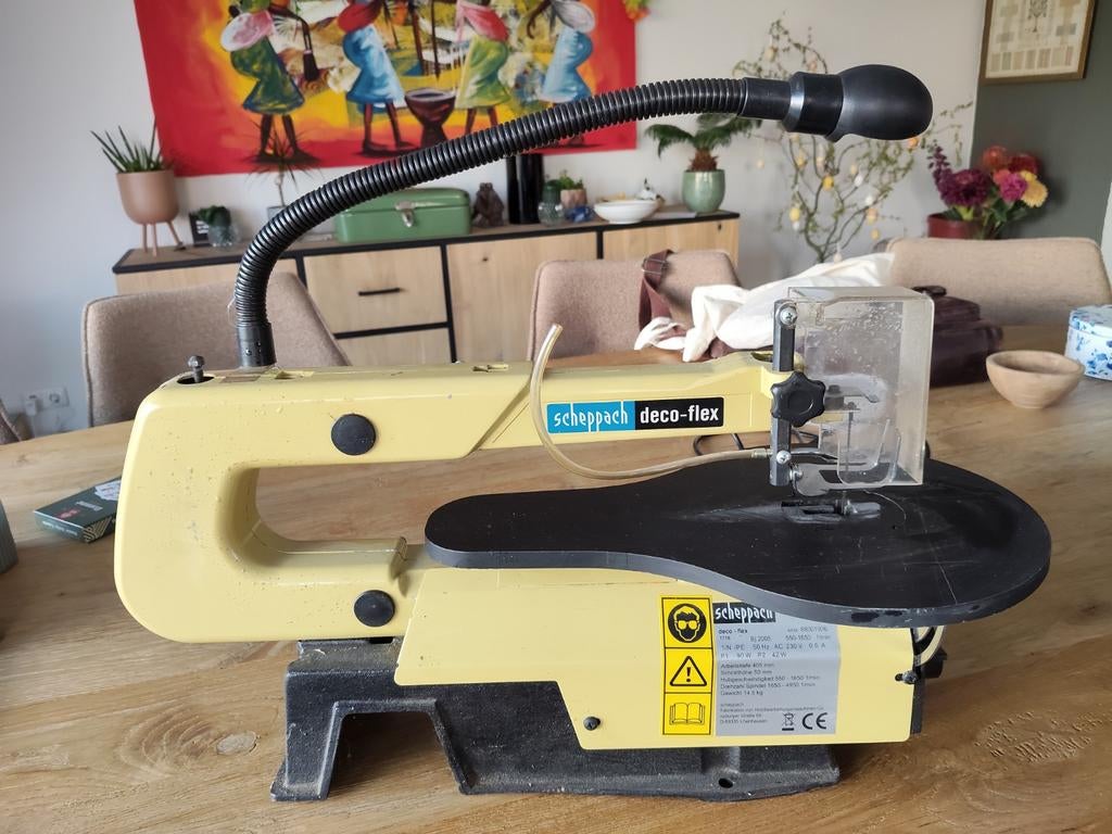 Scheppach Deco-Flex Decoupeerzaag - BJ 2005, Gebruikt, Ophalen of Verzenden, 30 tot 70 mm, Minder dan 600 watt