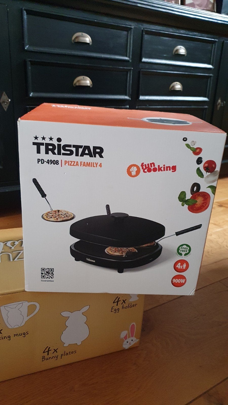 Tristar PD-4908 Pizza Family 4 - Pizzaoven, Minder dan 45 cm, Minder dan 45 cm, Pizzaoven, Nieuw