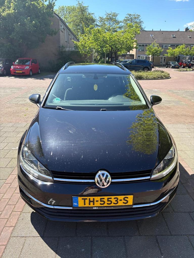 Volkswagen Golf Variant 1.0 TSI 110pk 7-DSG 2017 Zwart, Auto's, Volkswagen, Zwart, Stationwagon, 650 kg, Particulier