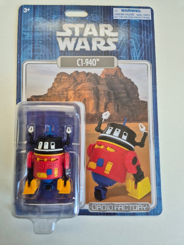 Star Wars Droid Factory Disney D23 Expo C1-940 Astromech, Ophalen of Verzenden, Nieuw, Actiefiguurtje