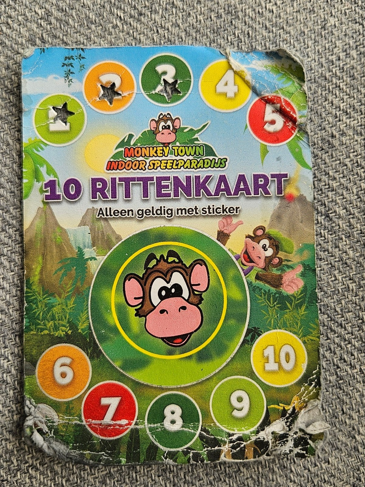 Monkey Town Rittenkaart, Drie personen of meer