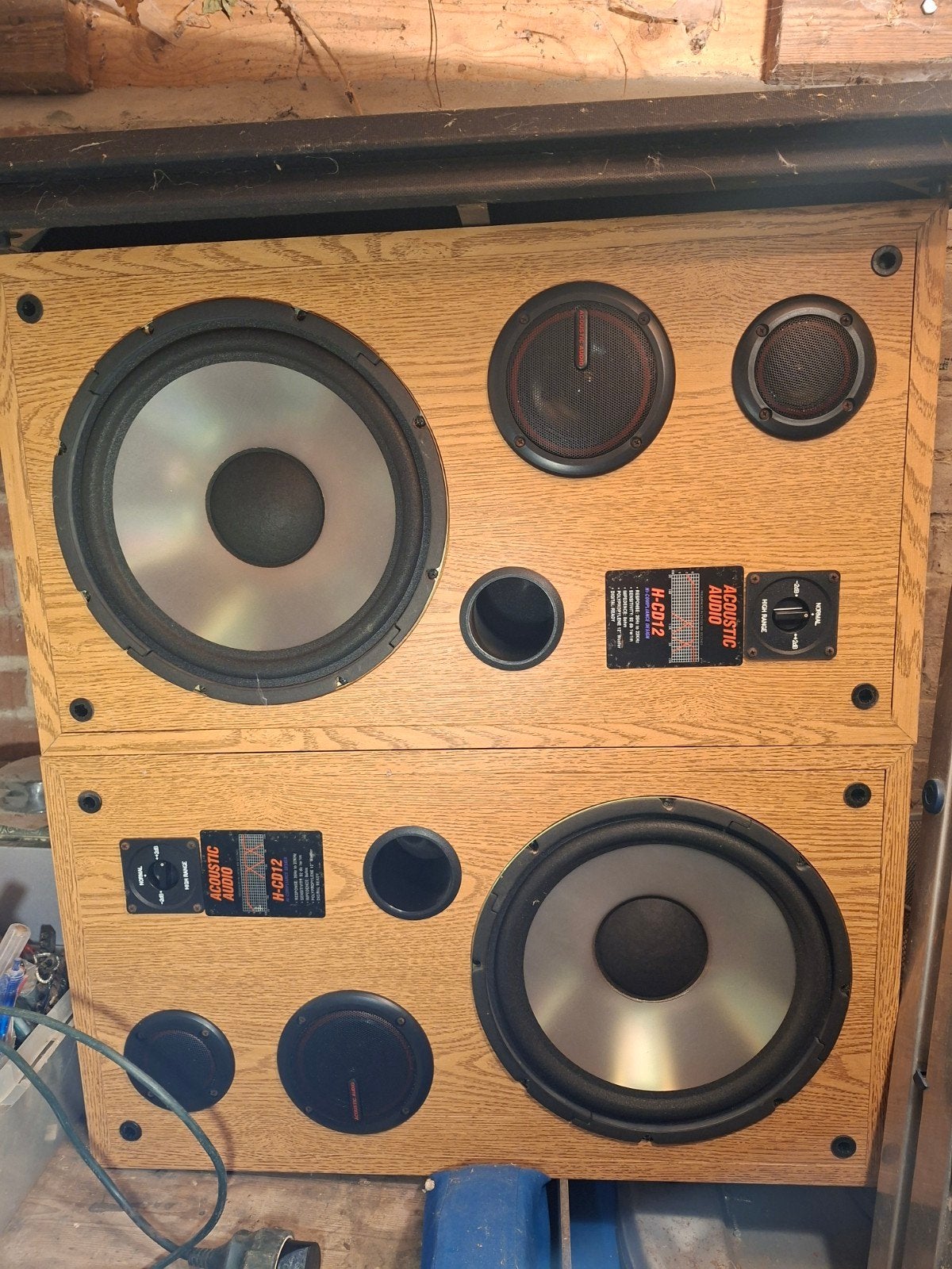 Acoustic Audio H-CD12 Speakerset, Audio, Tv en Foto, Ophalen, Gebruikt, Speakerset, Overige merken