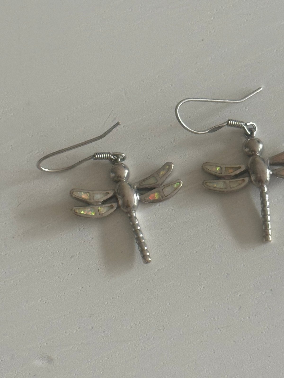 Libelle zilveren oorbellen, Ophalen of Verzenden, Zo goed als nieuw, Zilver