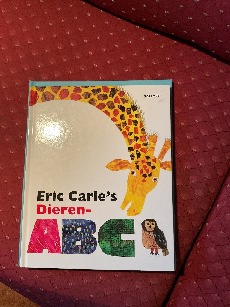 Prentenboek Eric Carle’s dieren abc,als nieuw., Ophalen of Verzenden, Zo goed als nieuw, Prentenboek