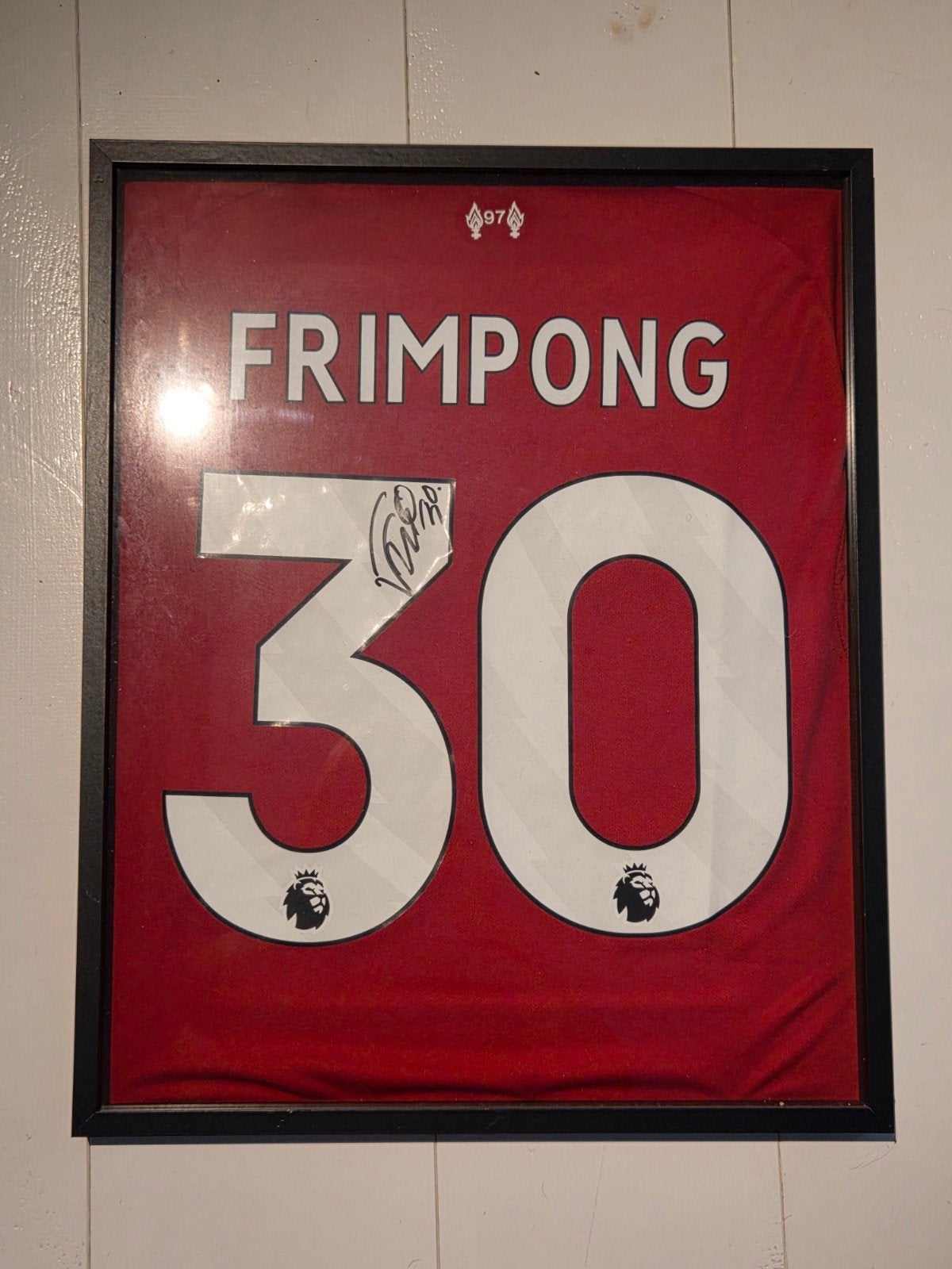 gesigneerd Frimpong shirt, Ophalen of Verzenden, Zo goed als nieuw, Buitenlandse clubs, Shirt
