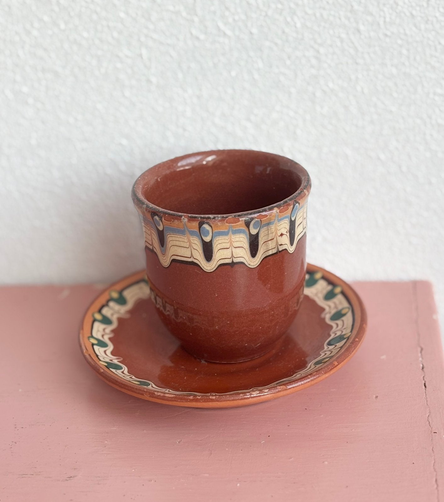 Troyan Aardewerk kop & Schotel, Ophalen