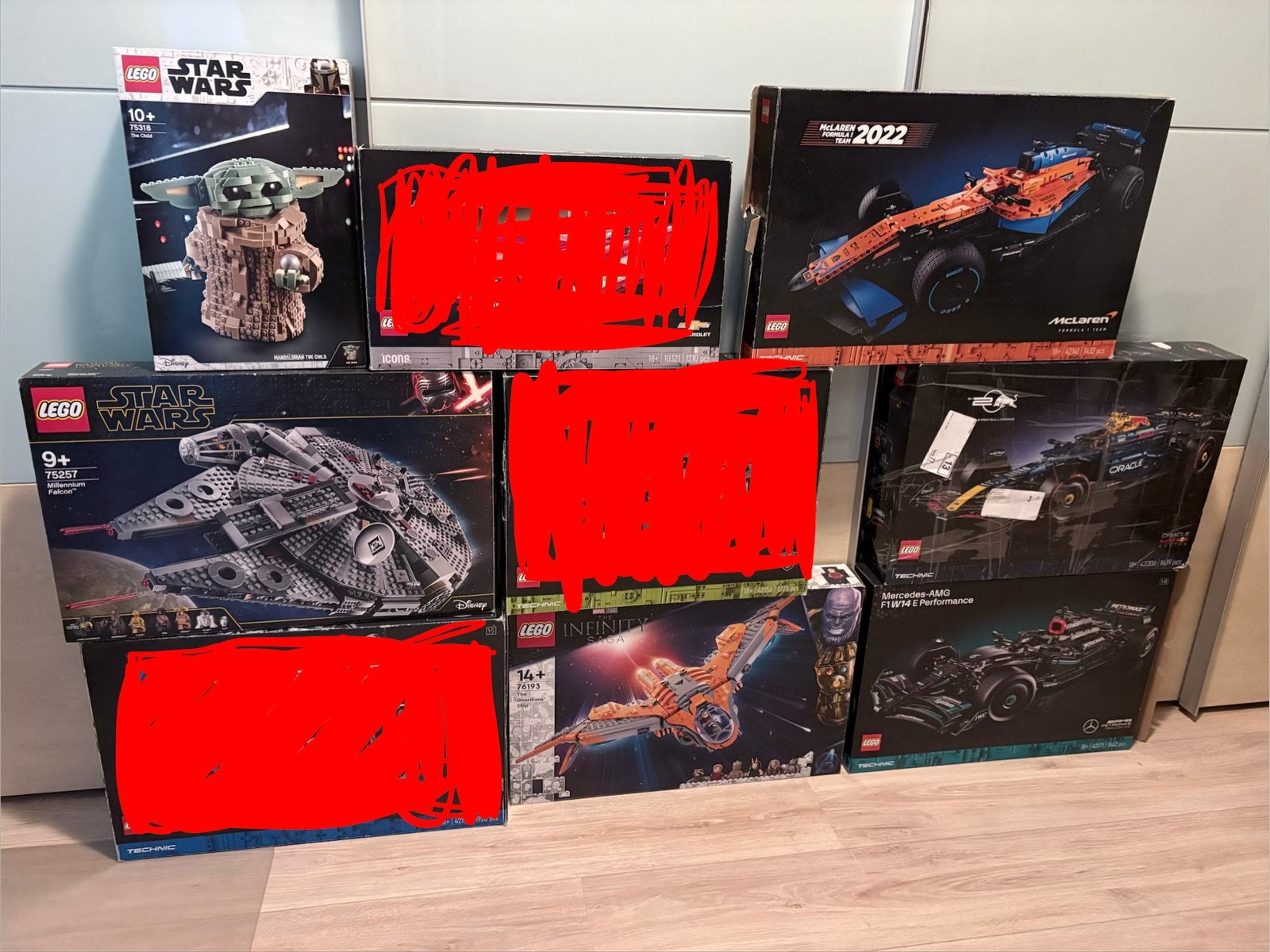 Lego, parij gebouwde sets, compleet met boekje in doos, Ophalen, Lego, Compleet, Zo goed als nieuw