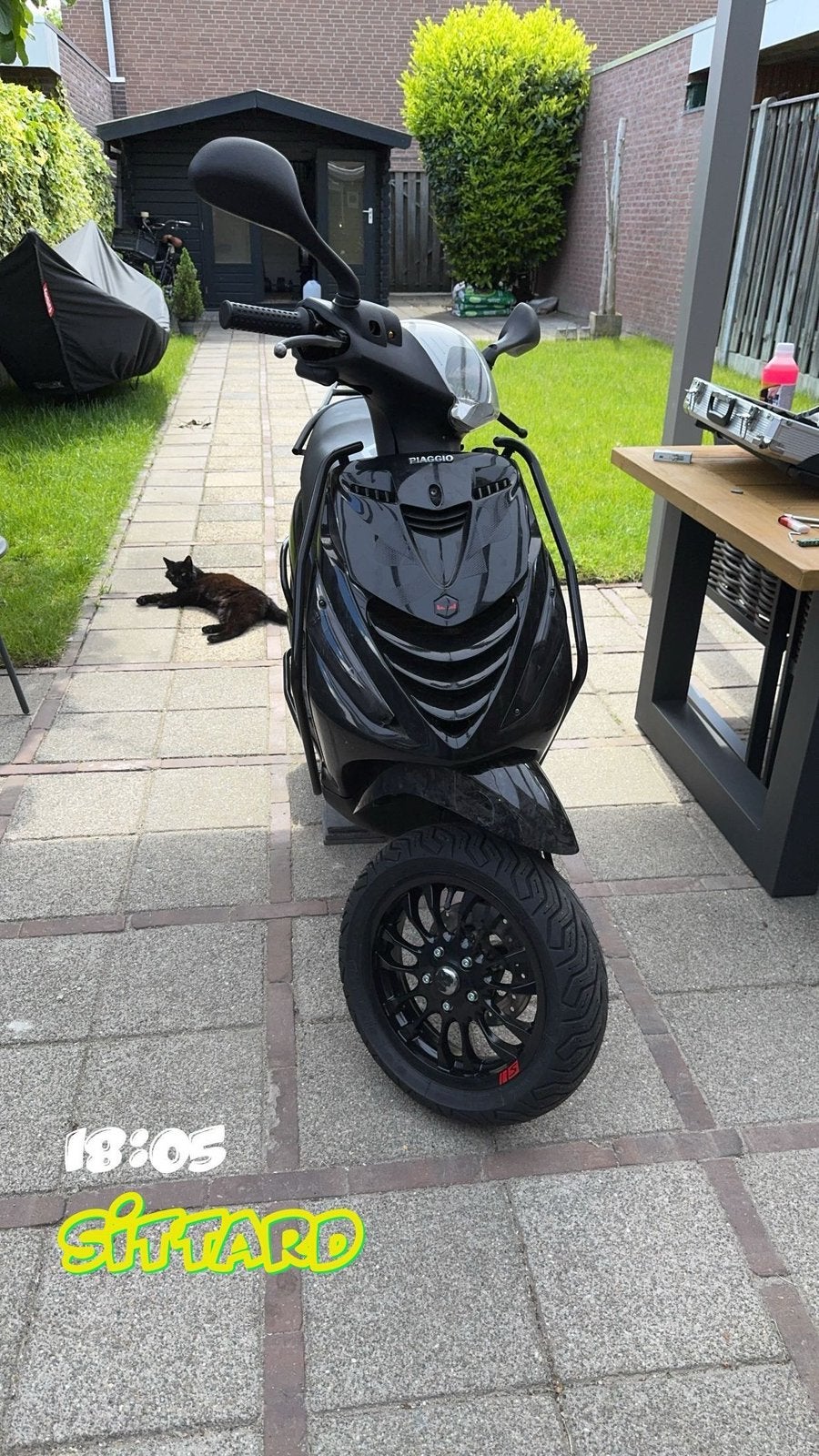 Piaggio Zip 180cc LC Brom, Ophalen of Verzenden, Gebruikt, Benzine, Piaggio