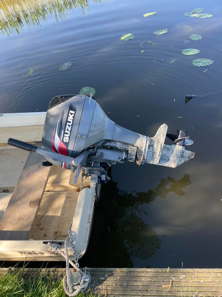 Suzuki 9.9pk loopt goed, Ophalen, Zo goed als nieuw, Motor en Techniek, Motorboot