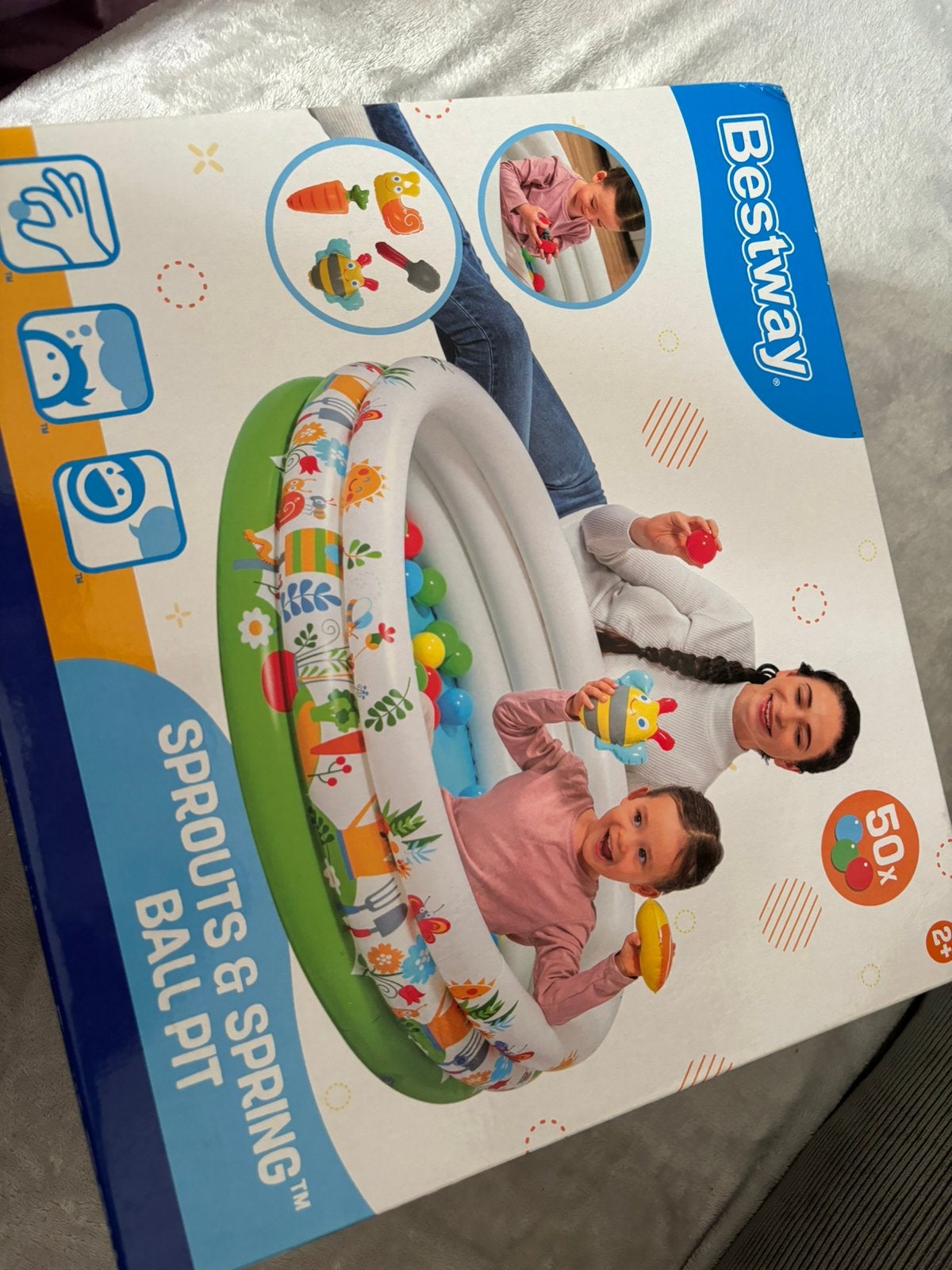 Bestway Sprouts & Spring Ballenbak + extra ballen – met doos, Ophalen of Verzenden, Zo goed als nieuw, Overige typen