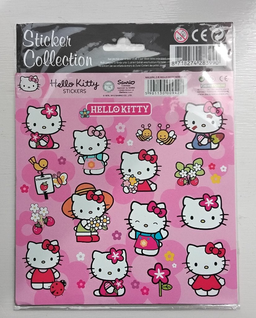 Stickervellen Hello Kitty - nieuw, Ophalen of Verzenden, Nieuw, Knutselen