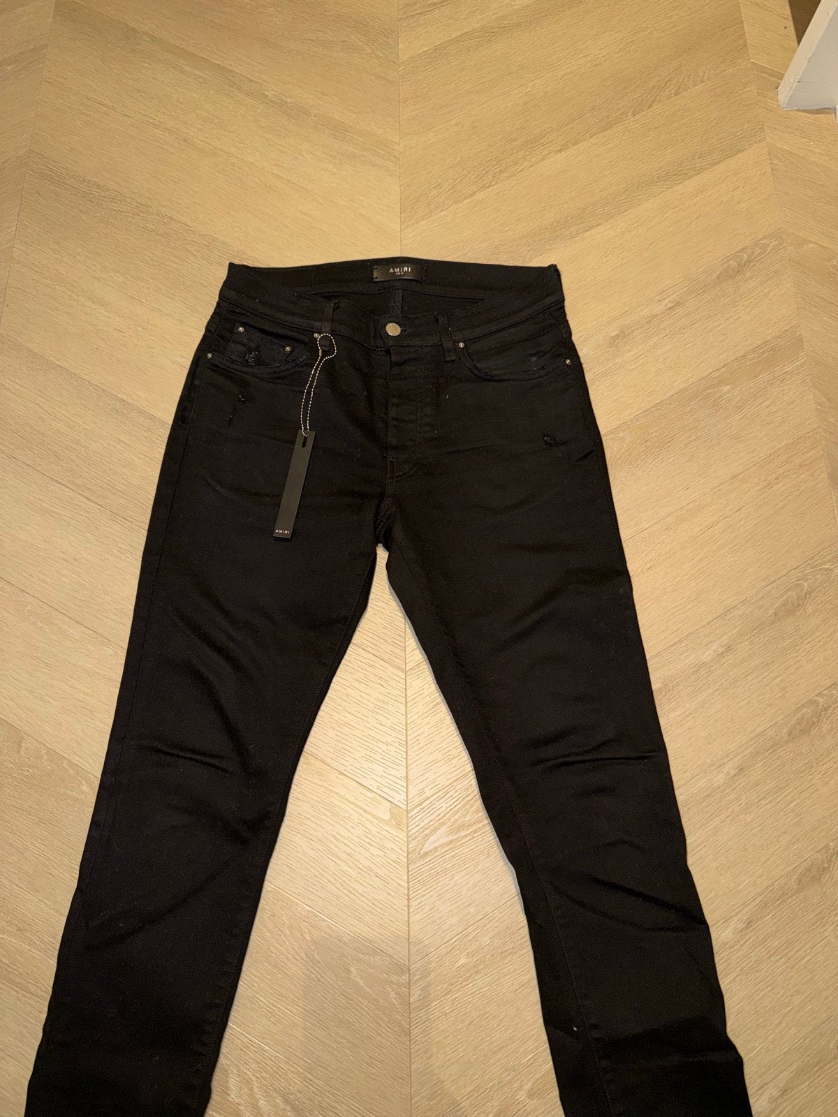 Amiri Jeans Zwart Maat W32, Kleding | Heren, Ophalen of Verzenden, Zo goed als nieuw, Zwart, W32 (confectie 46) of kleiner
