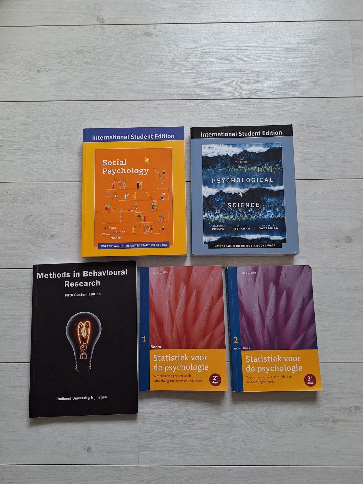 Psychologie studieboeken - Radboud Universiteit, Diverse auteurs, Ophalen of Verzenden, Gamma, WO